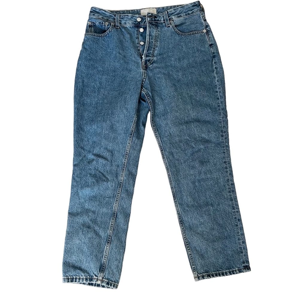 Everlane Sz 31 Ankle The Curvy 90s Cheeky Straight Leg Jeans Northridge Organic